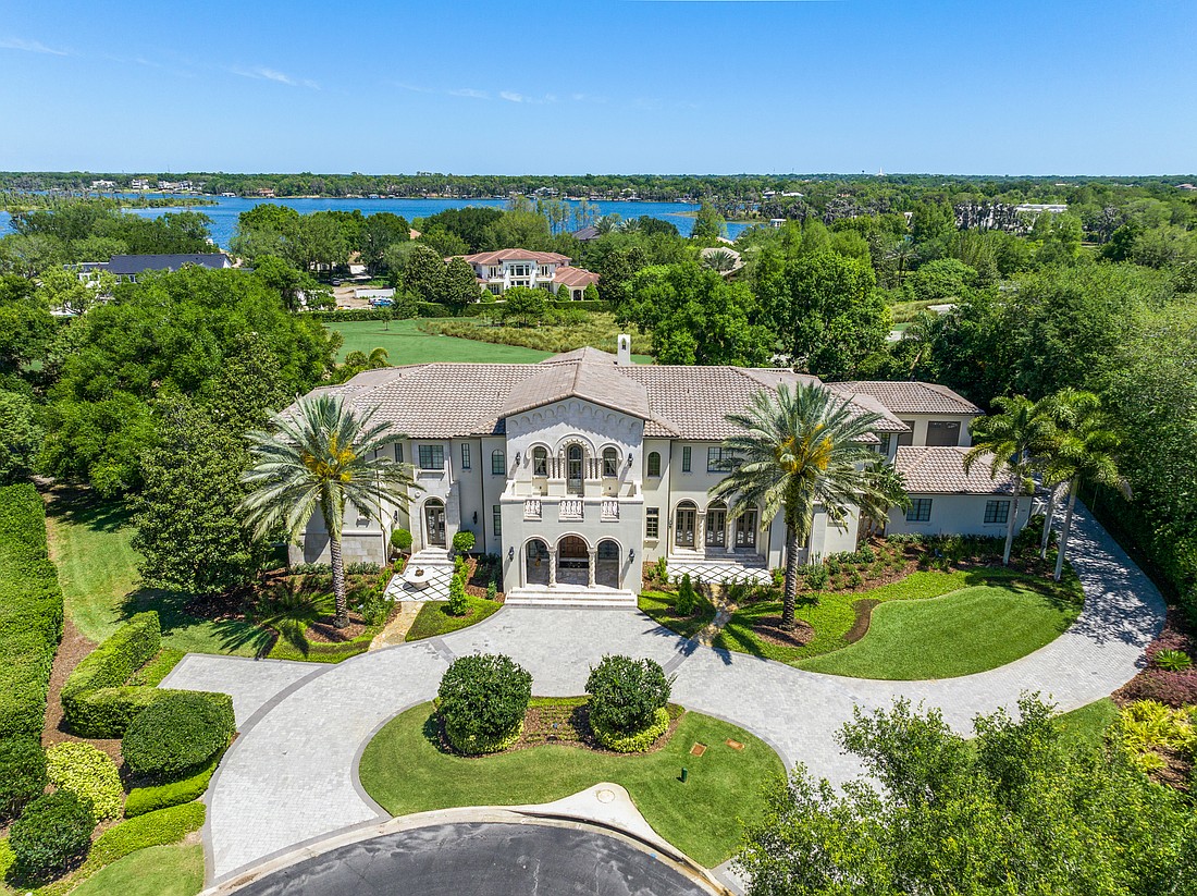 The home at 5507 Worsham Court, Windermere, sold Aug. 11, for $6,600,000. This mansion is positioned along the 14th fairway of the Isleworth golf course. The sellers were represented by Rob Rahter, Stockworth Realty Group.
