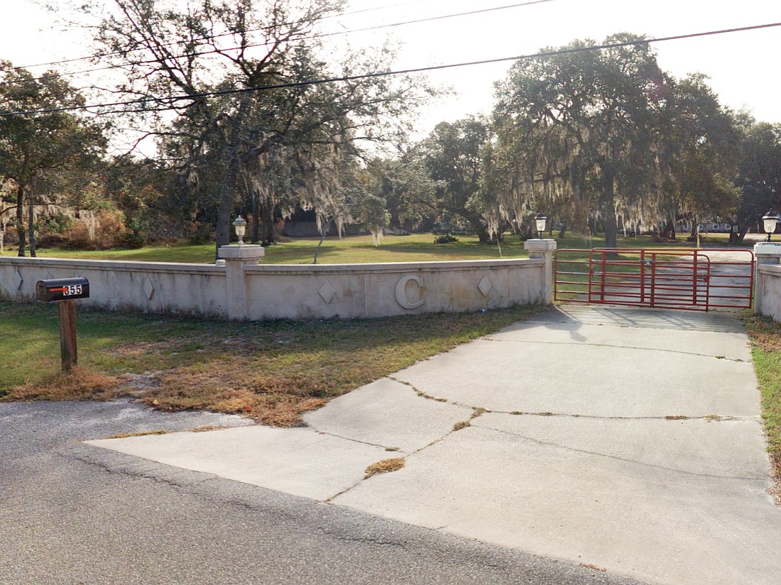 A special events venue is planned in St. Johns County in a residential neighborhood at 855 Cherry Tree Road.