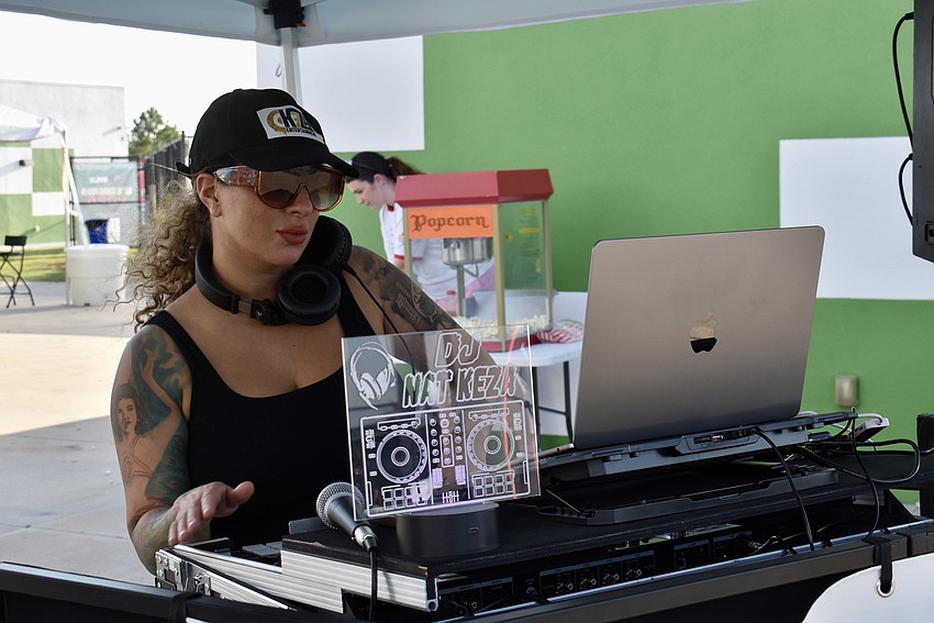Nat Keza is the party's DJ.