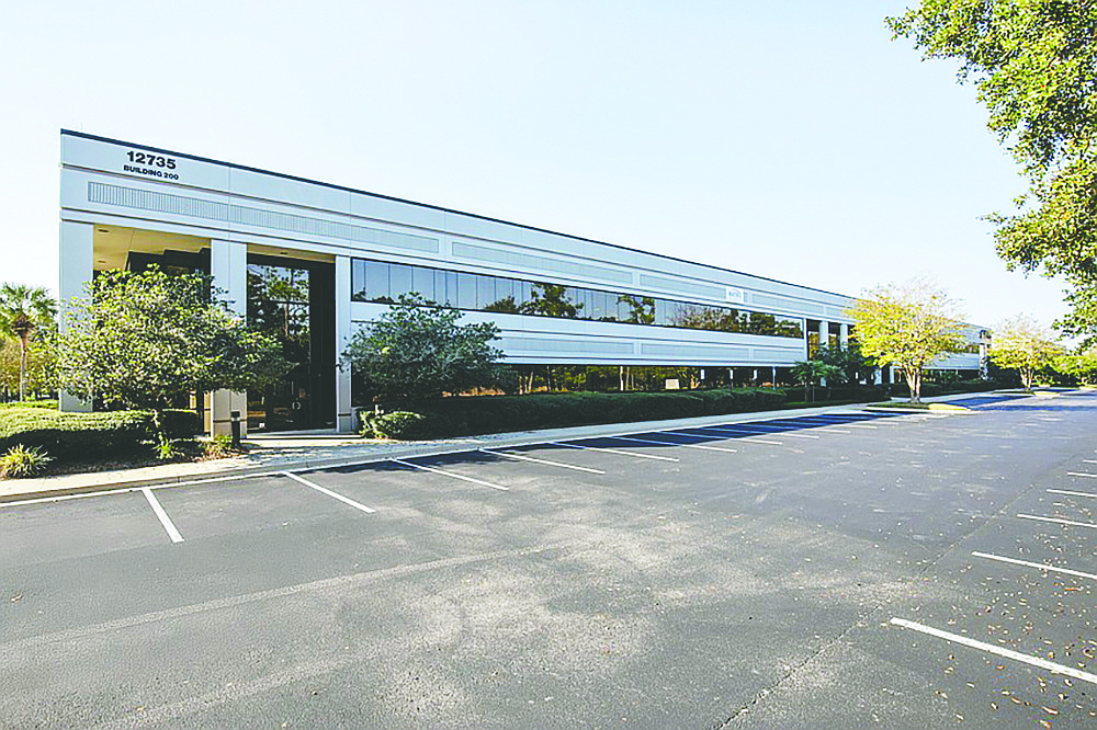 Flagler 200, a 61,837-square-foot, single-story flex facility constructed in 1997 at 12735 Gran Bay Parkway W., one of  the buildings sold as part of a $52 million portfolio.