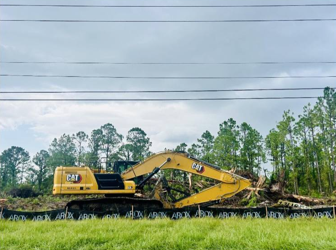 Land clearing began recently at the Price Boulevard site where Imagine School at North Port will build its new campus combining upper and lower schools.