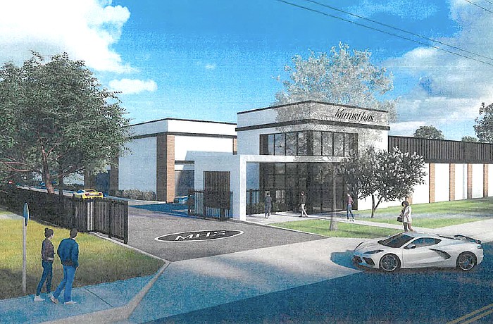 A rendering of the proposed Motorhaus Storage at 1087 N. Orange Ave.