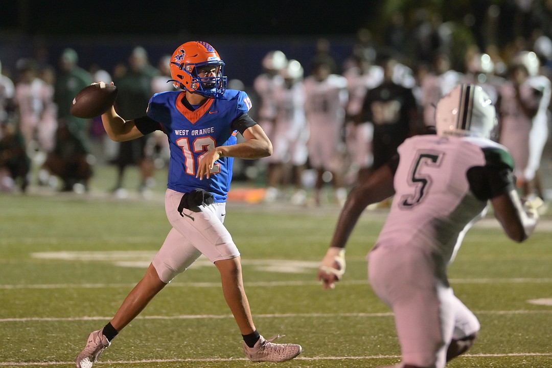 West Orange football overcomes early deficit, tops Evans 28-18