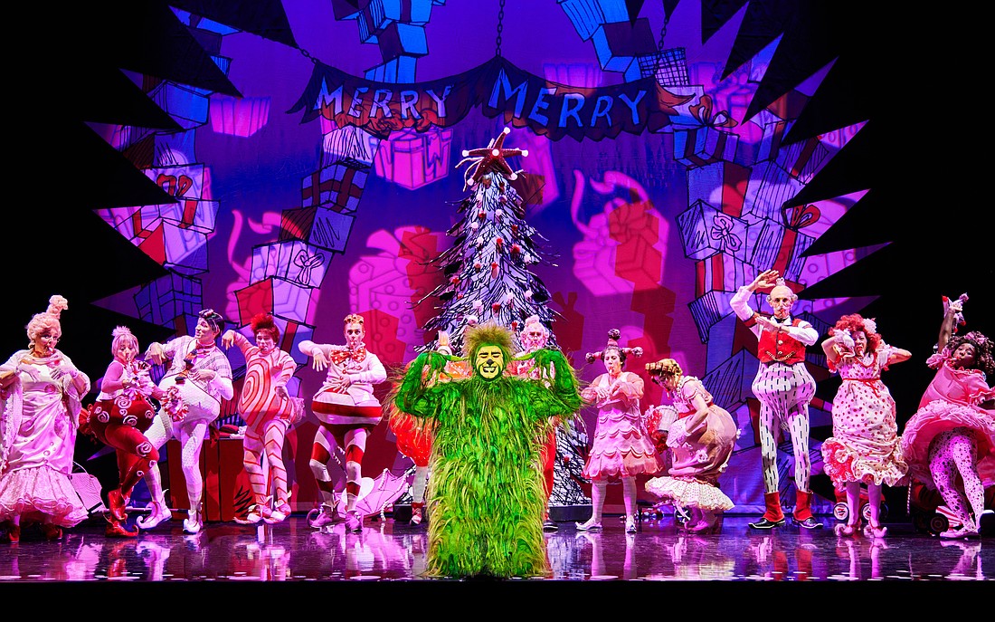 "Dr. Seuss' How the Grinch Stole Christmas! The Musical" plays the Van Wezel Performing Arts Hall Nov. 14-16.