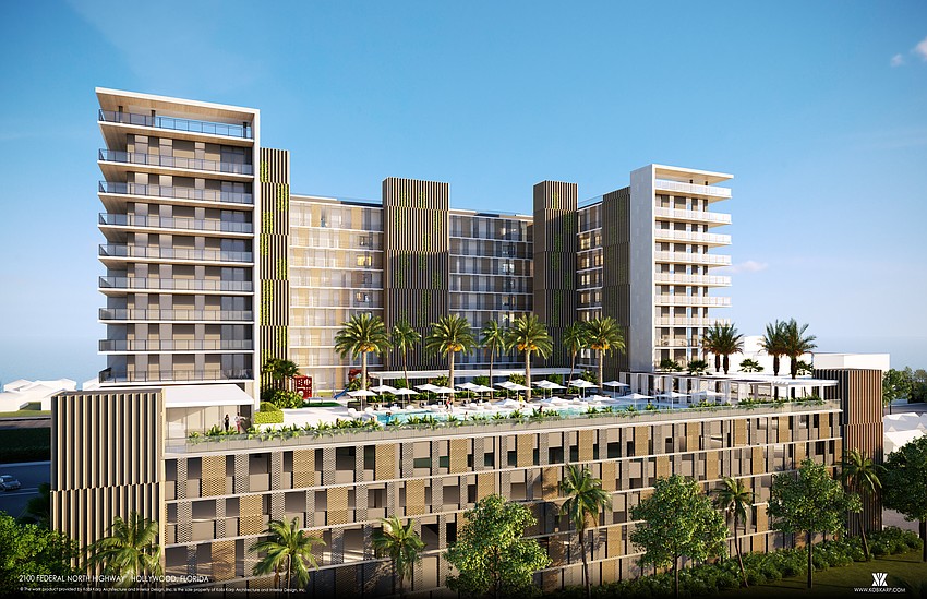 21 Hollywood is a 14-story mixed-use development that will include 200 rental residences and 10,000 square feet of ground-floor retail space in South Florida.