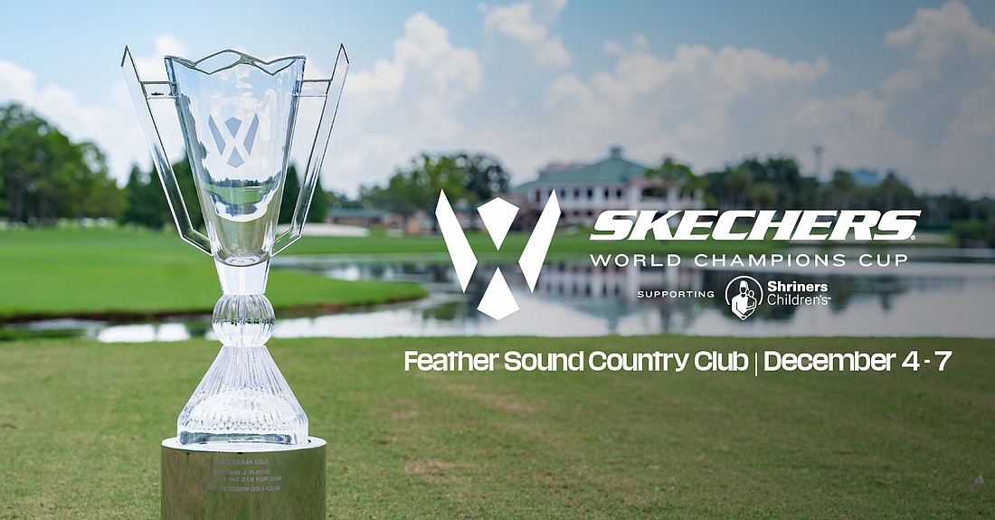 Clearwater's Feather Sound Country Club will host the Skechers World Champions Cup supporting Shriners Children’s from Dec. 4-7, 2025.