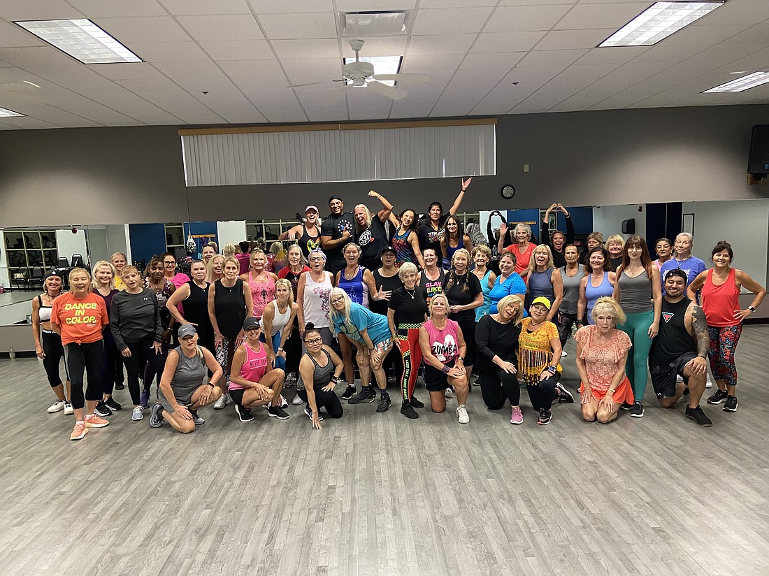 Gold's Gym held a Zumba-thon fundraiser on Aug. 23 at its Ormond Beach location. Courtesy photo