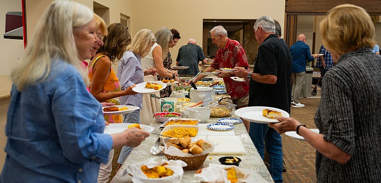 There was a good turnout at Christ Church of Longboat Key's annual fish fry Thursday, Aug. 27, a social event planned late in the summer which has been a tradition at the church since 2012.
