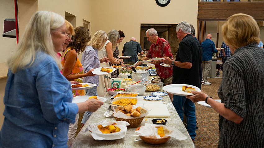 There was a good turnout at Christ Church of Longboat Key's annual fish fry Thursday, Aug. 27, a social event planned late in the summer which has been a tradition at the church since 2012.