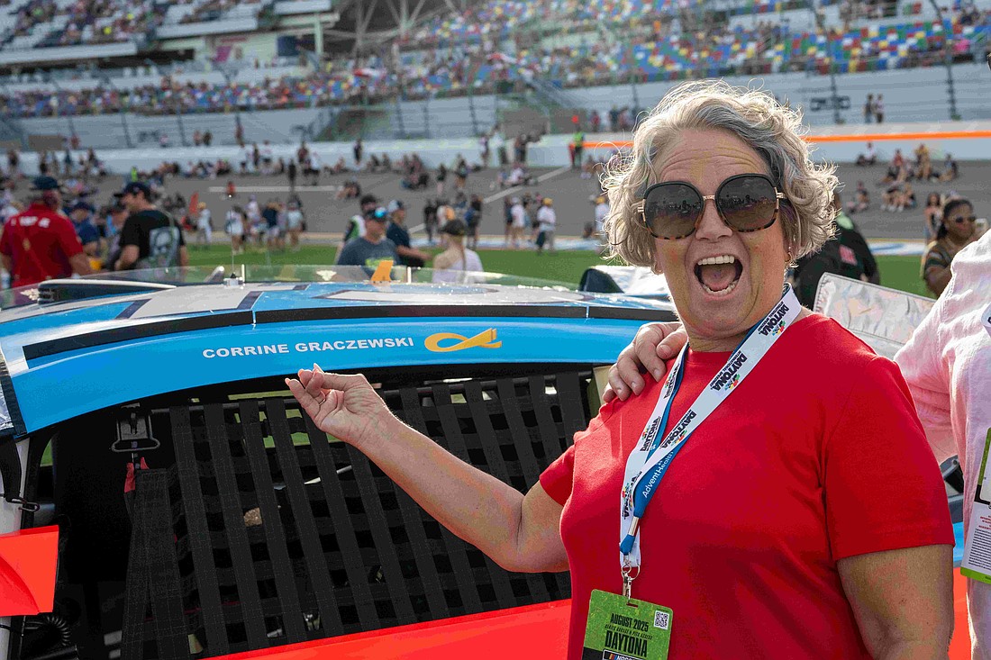 Corrine Graczewski was selected as part of the Martin Truex Jr. Foundation and The NASCAR Foundation’s Honor a Cancer Hero Presented by AdventHealth program, an initiative that celebrates individuals who have faced cancer head-on. Courtesy photo