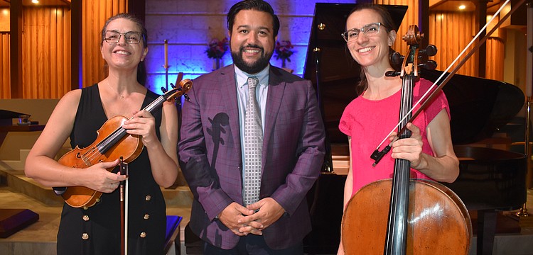 Milene Moreira, Jessé Martins and Nadine Trudel