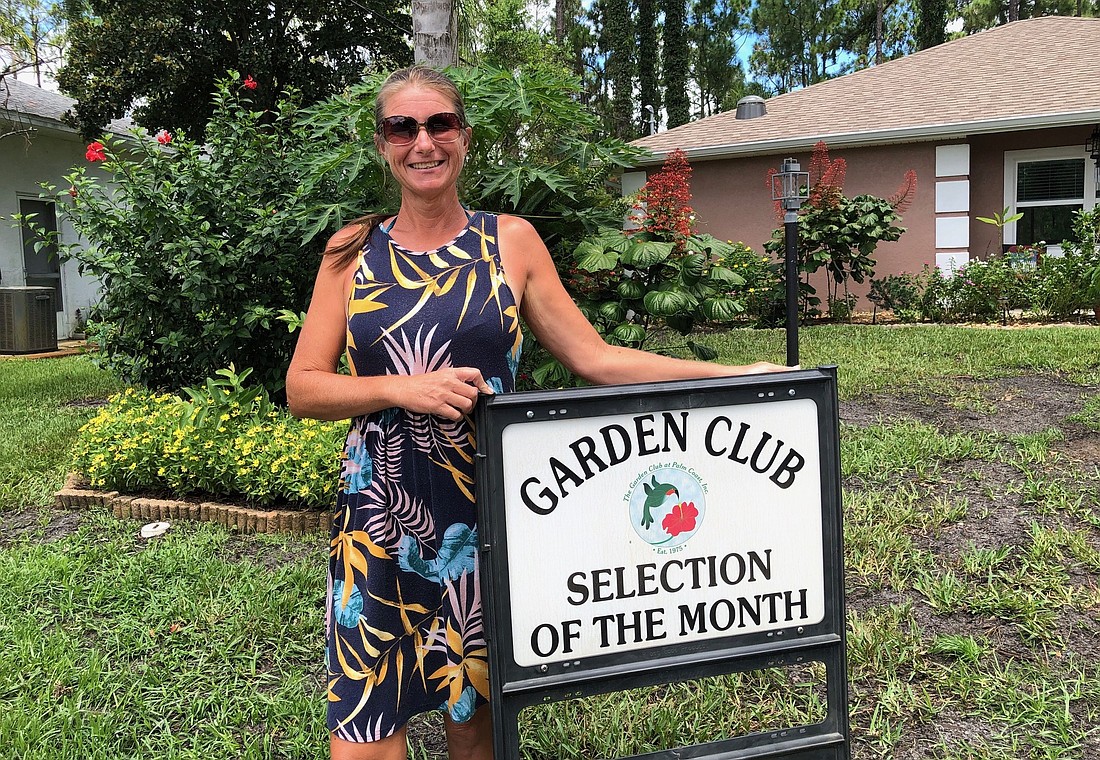 The Garden Club at Palm Coast has recognized Aubrey Martin of Whittle Place as the September 2025 Garden Selection of the Month. Courtesy photo