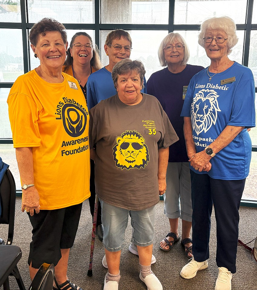 Lions are re-certified for diabetes screenings. Courtesy photo