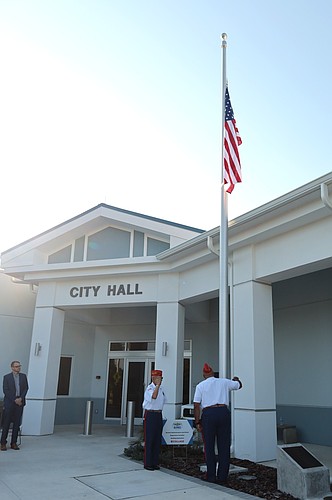The new Bunnell City Hall and police department complex opened on Aug. 27. Photo courtesy of Flagler County