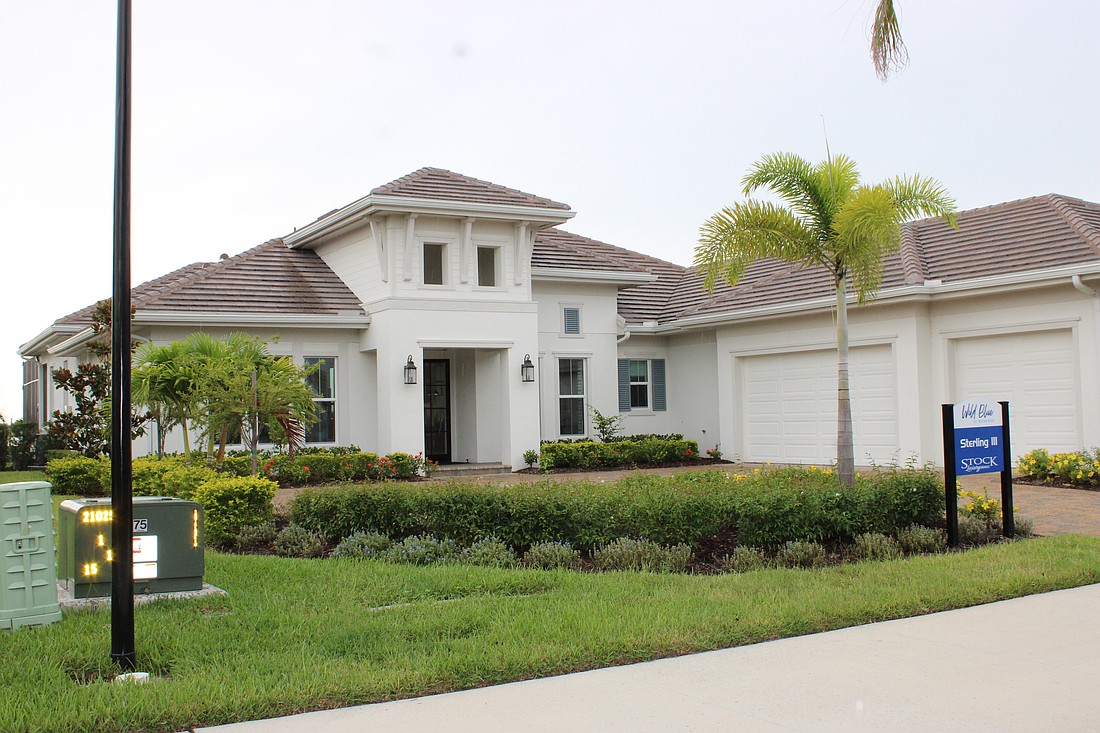 This Wild Blue at Waterside home at 1202 Blue Shell Loop sold for $2.85 million. It has four bedrooms, four baths, a pool and 3,756 square feet of living area.