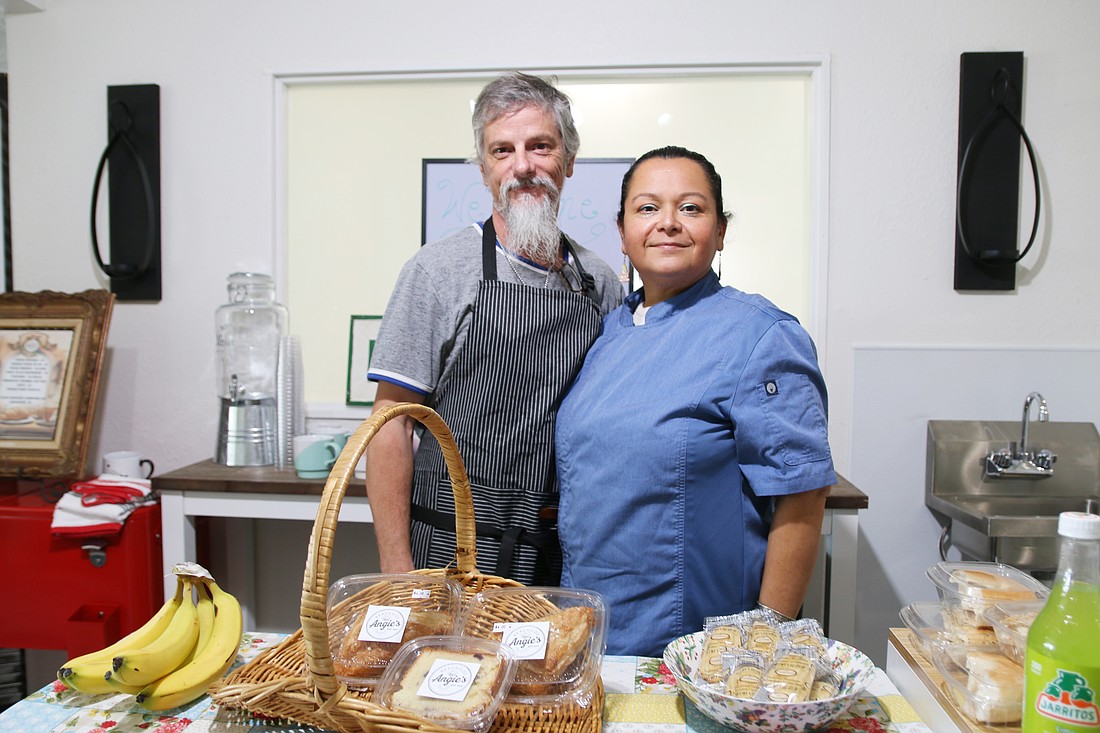 Dan Lutts and Chef Angie Lutts, the faces behind Beachside Angie's. Photo by Jarleene Almenas