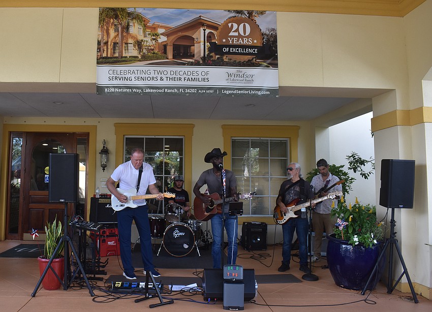 The Jesse Daniels Band consists of Russell Pollard on guitar, Aaron Downard on drums, lead singer Jesse Daniels, Phil Roth on bass and Austin Gill on guitar.