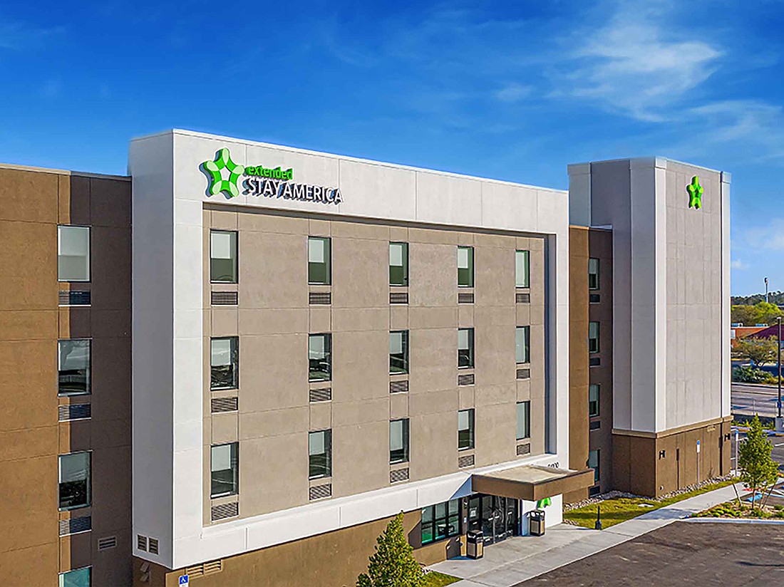 Extended Stay America Premier Suites – Jacksonville Airport at 15678 Max Leggett Parkway.