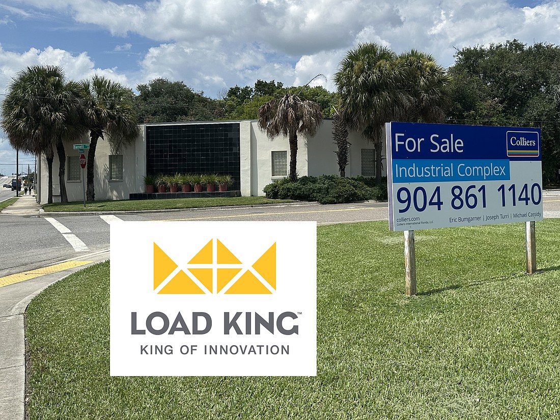 Load King, whose tagline was “King of Innovation,” designed and built branded kiosks and restaurant and store interiors for franchises and companies. Its campus is for sale at 1357 W. Beaver St., west of Downtown Jacksonville.
