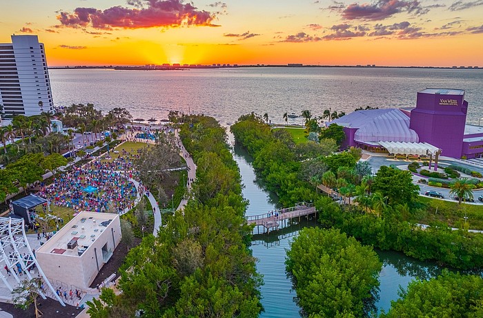 The Bay Park opened in 2022 along Sarasota's bayfront.