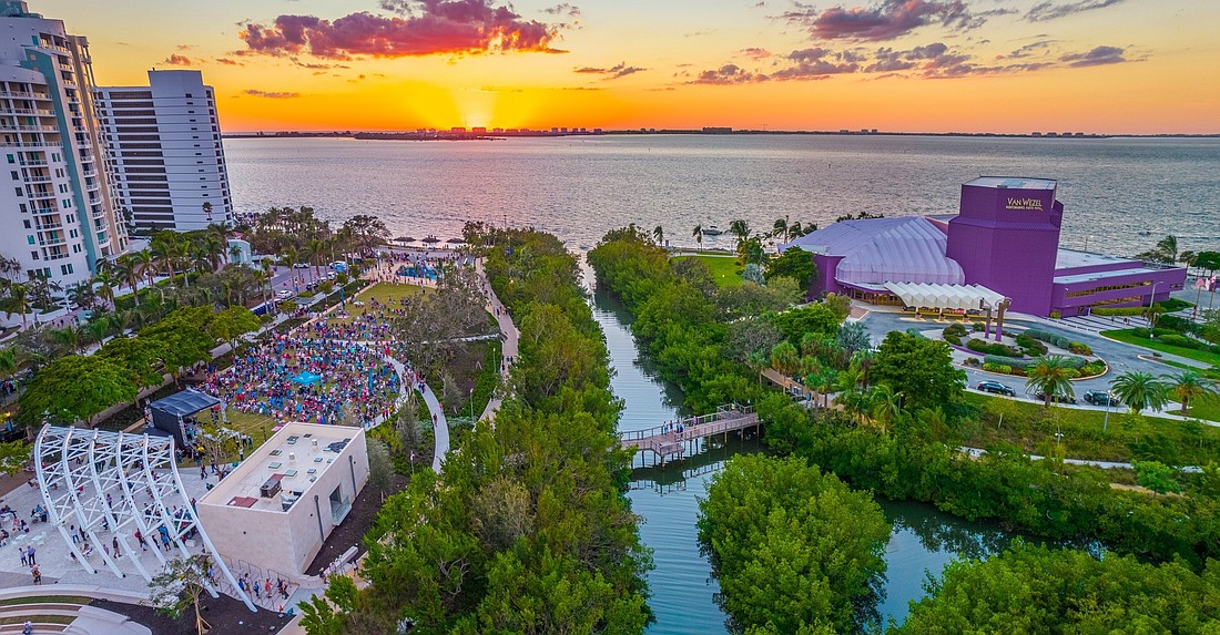 The Bay Park opened in 2022 along Sarasota's bayfront.