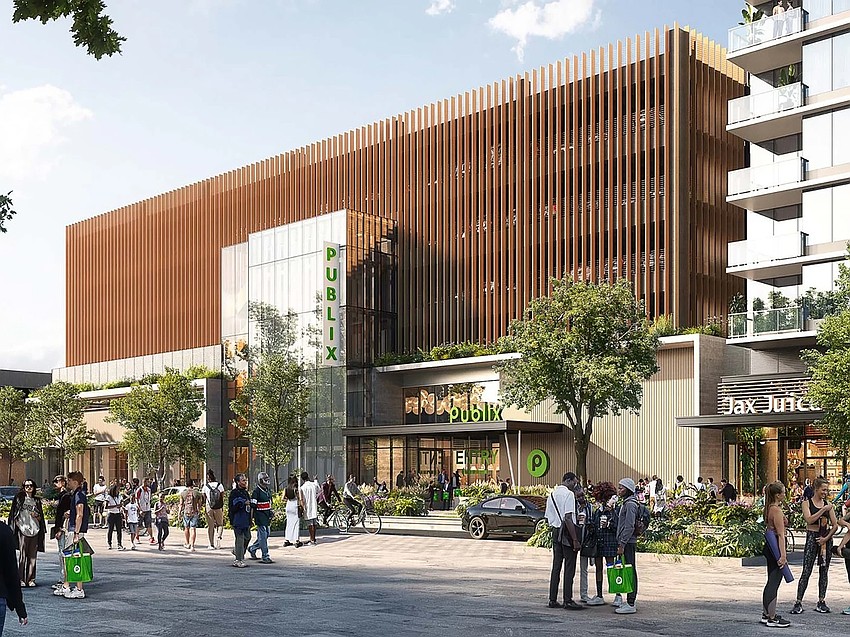 Publix has agreed to open a grocery store in Downtown Jacksonville in Gateway’s Block N7 mixed-use development at 119 W. Beaver St. It is the site of the former First Baptist Church main auditorium.