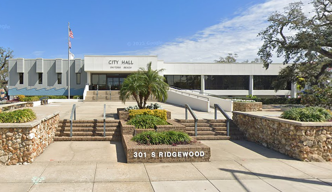 Daytona Beach City Hall. Image screenshot from Google Maps