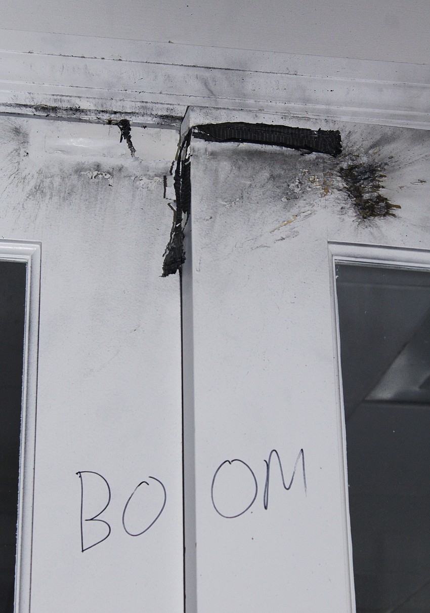 After the Sarasota Police Department demolition team set off the first charge attached to a set of glass French doors, the meticulously calibrated explosion opened the lock without even breaking the glass.