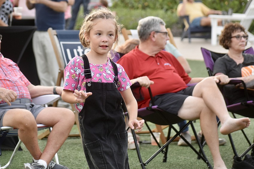 Sarasota's 6-year-old Mea McDowell doesn't need a dance partner.