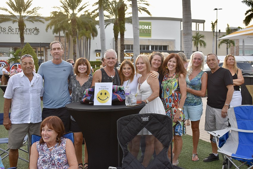 The Sarasota Over 50 Meet-up Group meets every month at Live on the Green.
