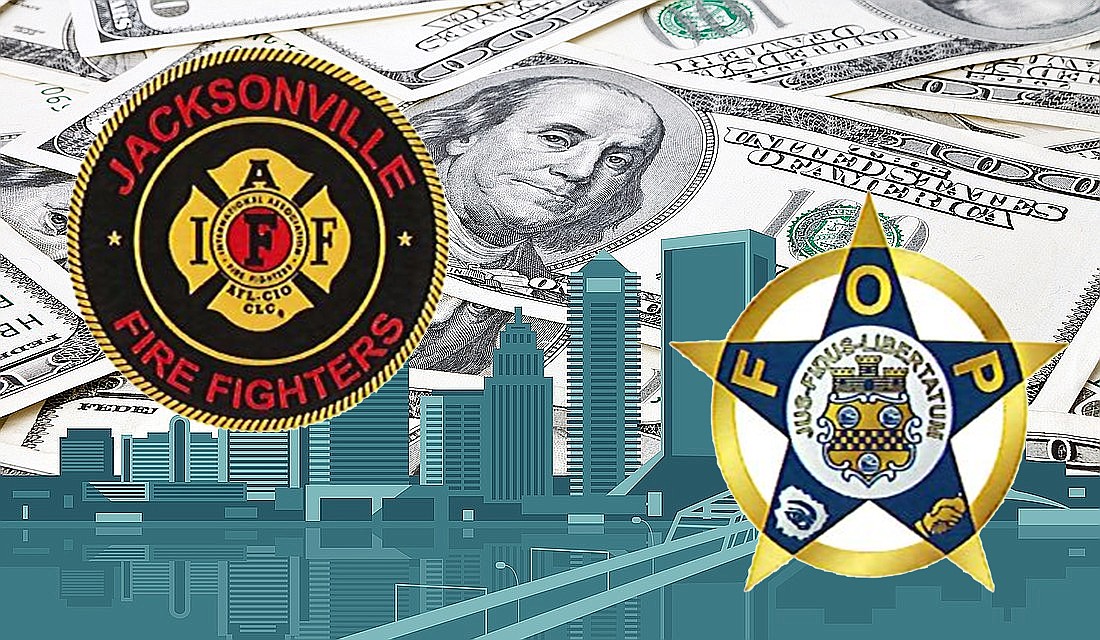 The Jacksonville Association of Firefighters and Fraternal Order of Police issued a statement opposing a proposed property tax cut in Jacksonville.
