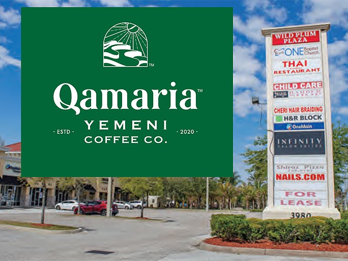 Qamaria Yemeni Coffee Co. intends to open at 3980 Southside Blvd. in Wild Plum Plaza. It is about 1 mile south of Beach Boulevard on the west side of Southside Boulevard.