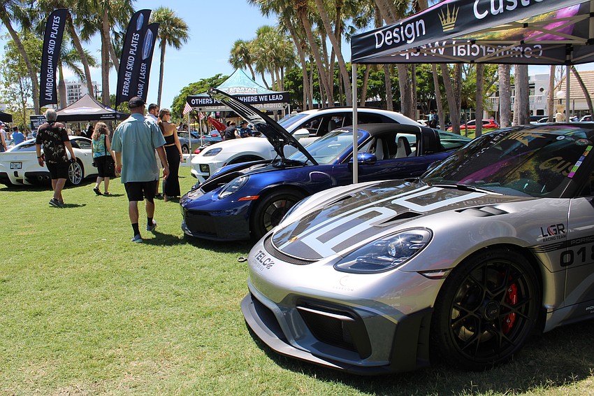Though it was the first car show of the season, Exotic Cars on the Circle still drew a large crowd on Sept. 6 on St. Armands Circle.