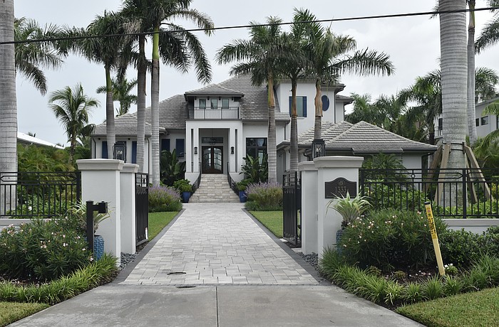 The home at 1333 Vista Drive was built in 2018 and has five bedrooms, five-and-a-half baths, a pool and 5,844 square feet of living area.