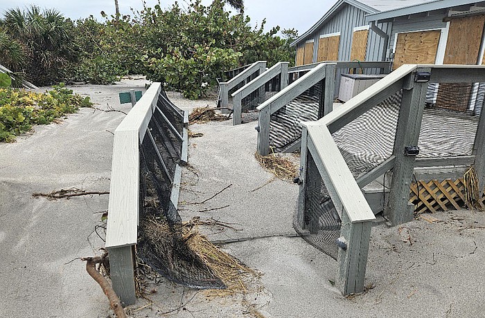 Storm damage repairs at Hermitage Artist Retreat could be as long as a year away according to Sarasota County staff.