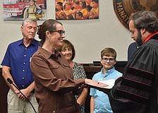Laurie Breslin was officially sworn in as the superintendent for the School District of Manatee County on Sept. 9.