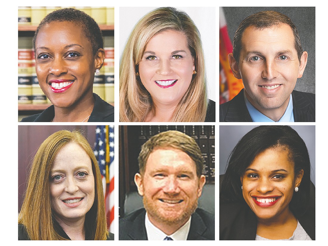 Top row: Marquita Green, Jenny Higginbotham and Matthew Lufrano.
Bottom row: Kristina Mobley, Joel Powell and Nicole Saunders.