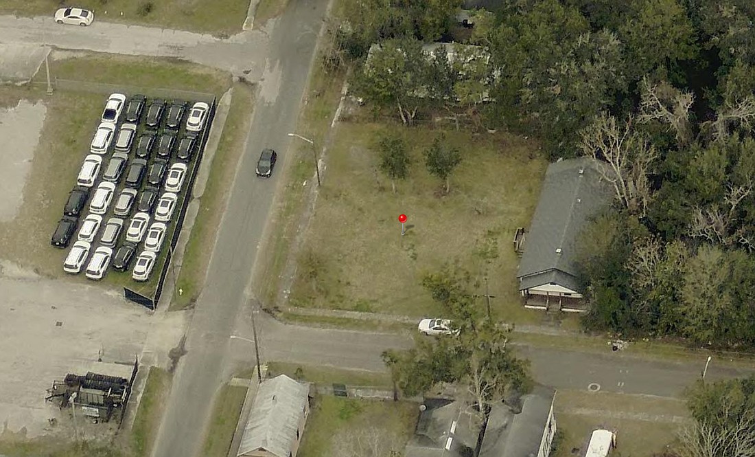 This property at 719 Fifth St. E. in Eastside is one of eight lots the city is donating for single-family affordable housing.