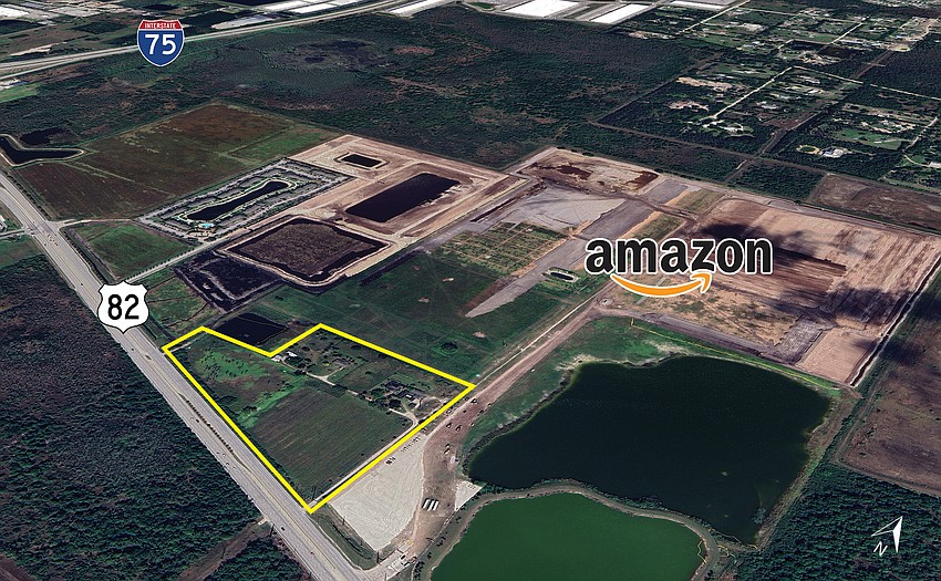 A piece of land next to where Amazon owns 189-acre in Fort Myers has sold.