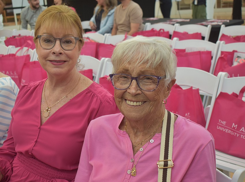 Linda Formella and Shirley Lane are both breast cancer survivors who say they are glad to be in attendance. Formella faced the cancer and was cancer free for eight years before it came back. She has now been cancer free for one year and Lane has been cancer free for 17 years.
