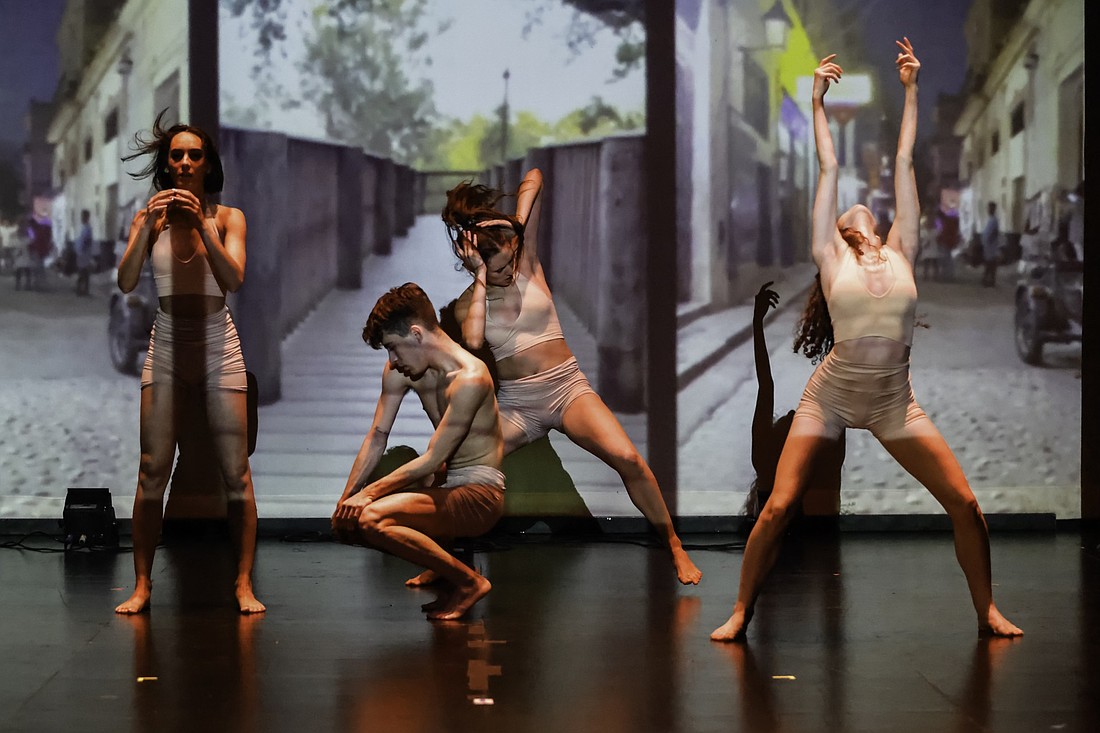 Tania Vergara, founder of Endedans Contemporary Ballet, presents her work, "Casa Havana," at Sarasota Contemporary Dance's home studio on Saturday, Sept. 20.