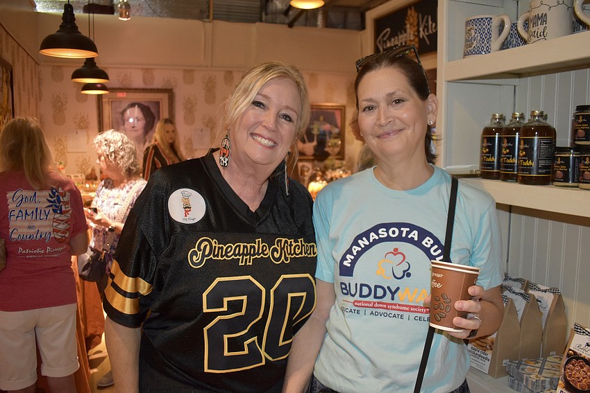 Jenny Schenk is the co-owner of Pineapple Kitchen, and Stacy Quaid is with Manasota BUDS.