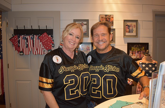 Jenny and Mike Schenk are husband and wife and co-owners of Pineapple Kitchen.