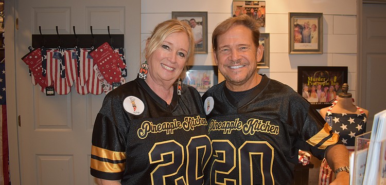 Jenny and Mike Schenk are husband and wife and co-owners of Pineapple Kitchen.