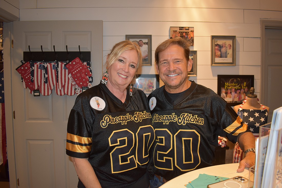 Jenny and Mike Schenk are husband and wife and co-owners of Pineapple Kitchen.