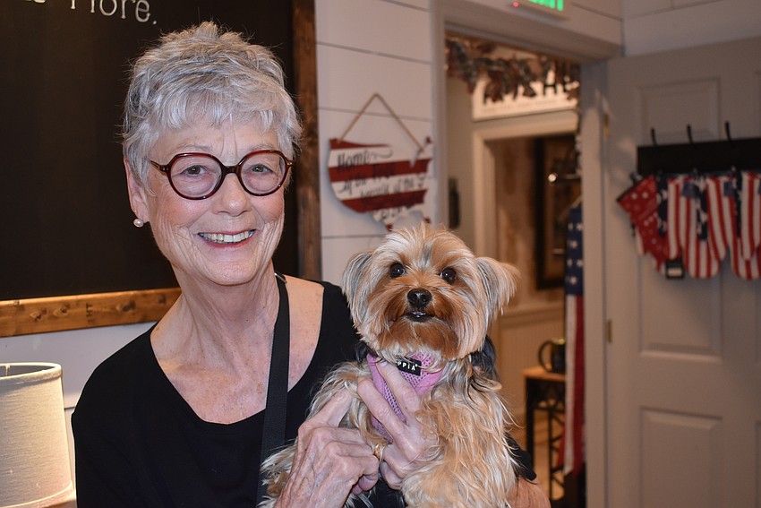 Rosedale's Rita Beaird brings her friend Frankie.