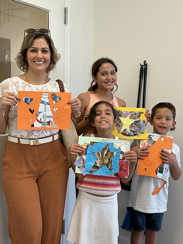 The featured family — Nathaly, Nicole, Emily and Alex. Courtesy photo