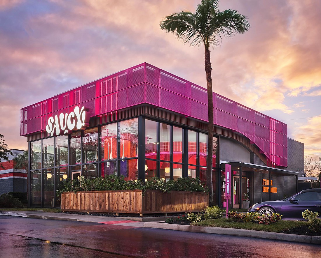 KFC's Saucy at 502 S. Alafaya Trail in Orlando. The concept is replacing PDQ in Jacksonville in the Town Center area.