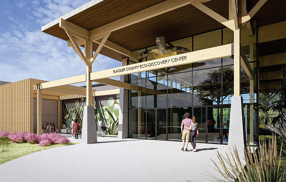 A rendering of the future Eco-Discovery Center in Flagler County. Courtesy of Flagler County meeting documents