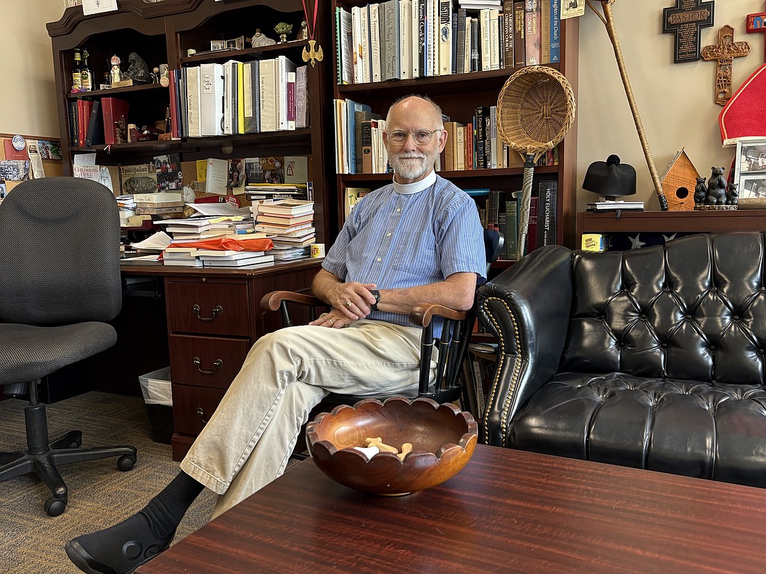 The Rev. Tom Rutherford is excited about the church’s 75th anniversary and its new Sunday Suppers program.